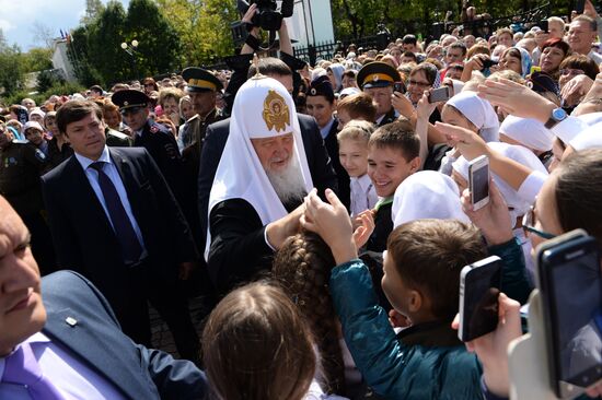 Patriarch Kirill visits Khabarovsk, Birobidzhan and Amur dioceses