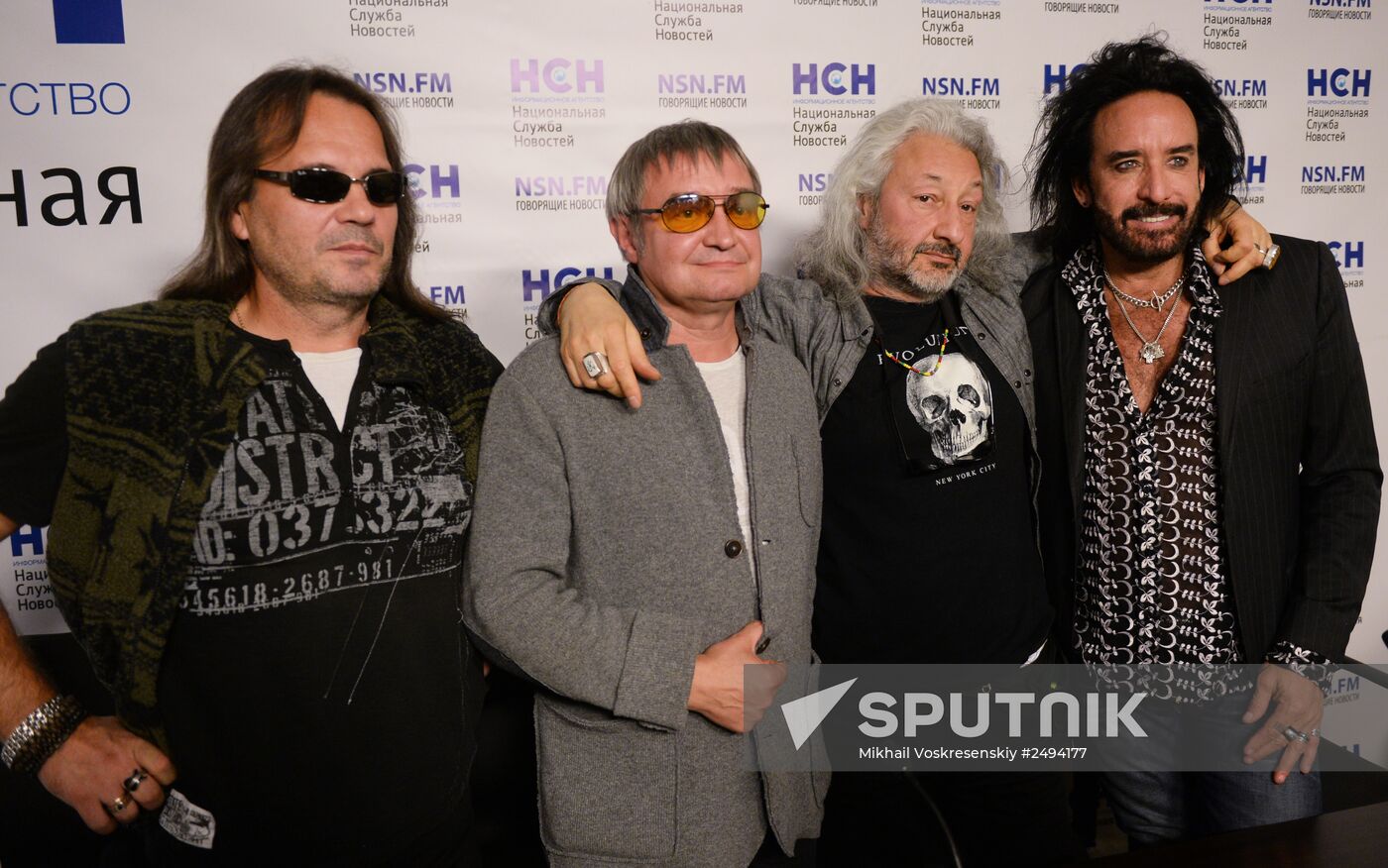 News conference "45 Years, 45 Cities: Farewell Tour of Stas Namin and Tsvety Band"