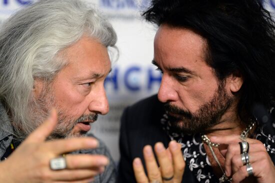 News conference "45 Years, 45 Cities: Farewell Tour of Stas Namin and Tsvety Band"