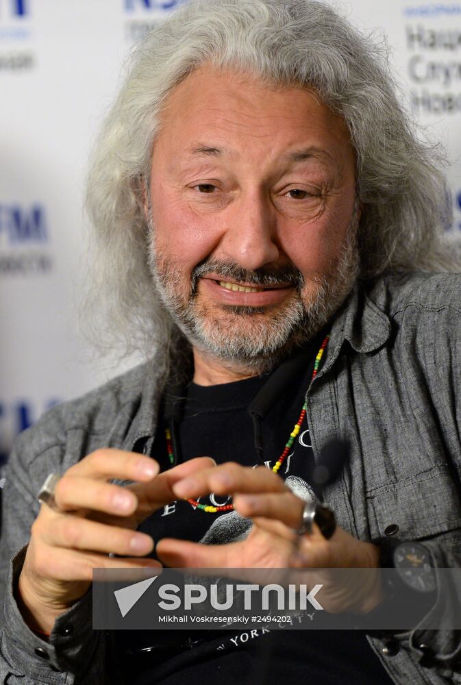 News conference "45 Years, 45 Cities: Farewell Tour of Stas Namin and Tsvety Band"
