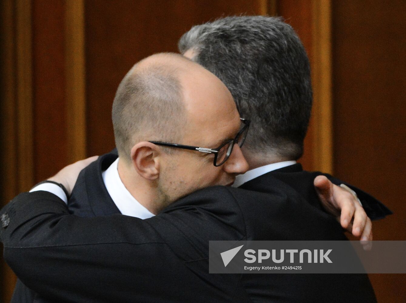 Ukraine's Supreme Rada (Parliament) in session