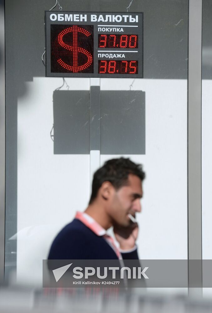 Dollar hits 38-ruble mark