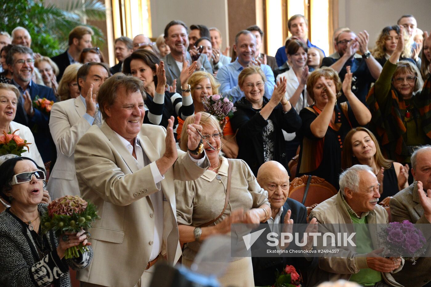 Mossovet Theater company get together