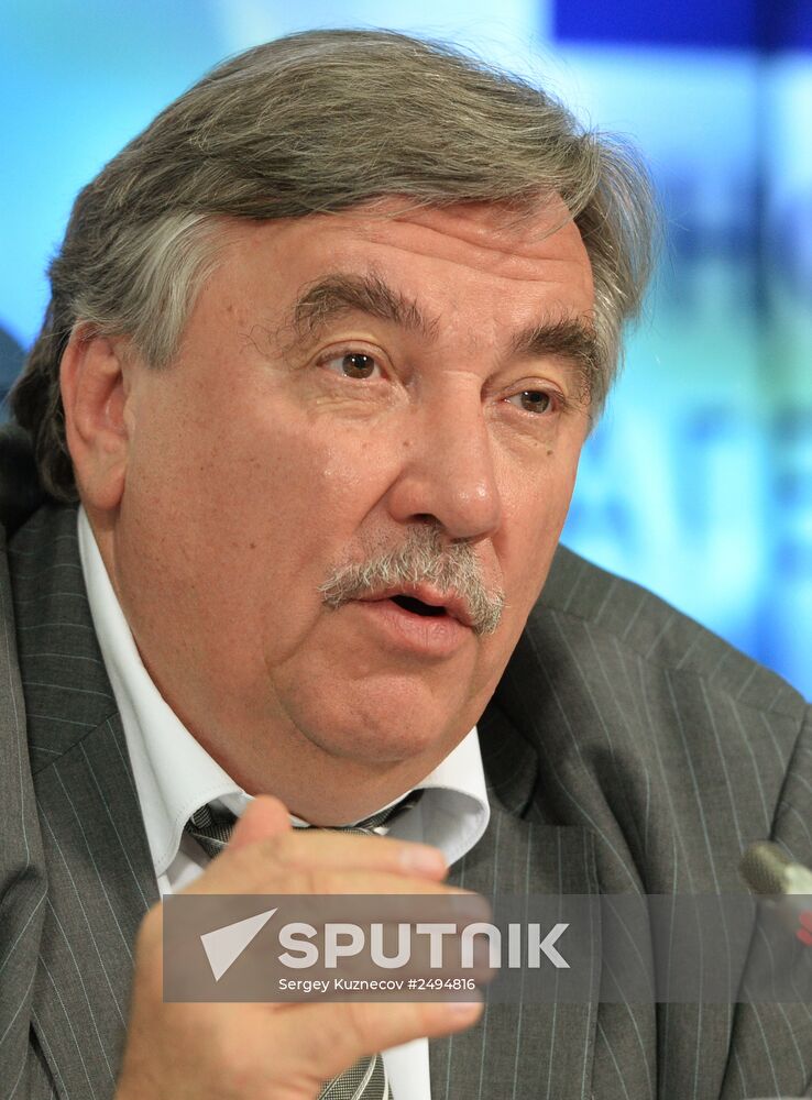 Presentation of Russian Nanotechnology Products sign
