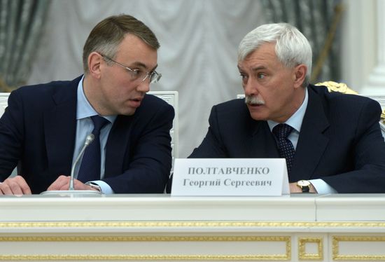 Vladimir Putin meets with elected governors of Russia's regions