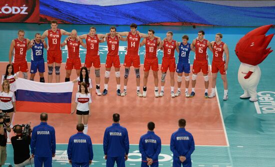 Volleyball. World Championship. Men. Brazil vs. Russia