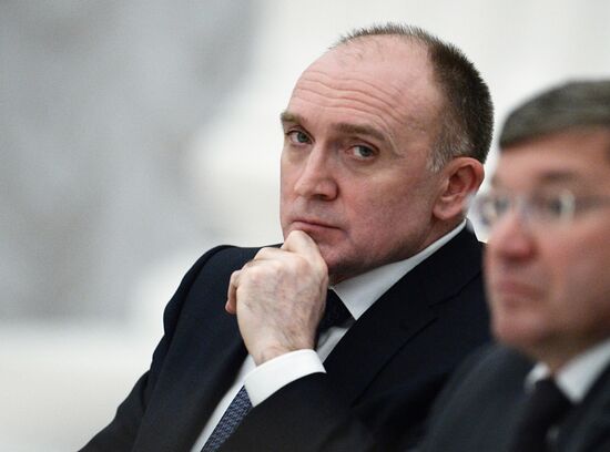 Vladimir Putin meets with elected governors of Russia's regions