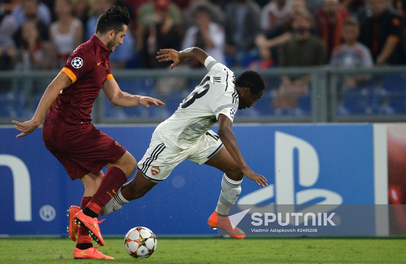 Football. UEFA Champions League. Roma vs. CSKA