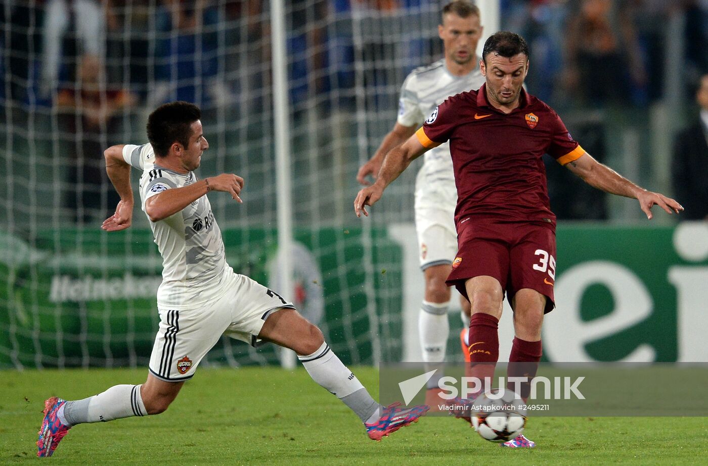 Football. UEFA Champions League. Roma vs. CSKA