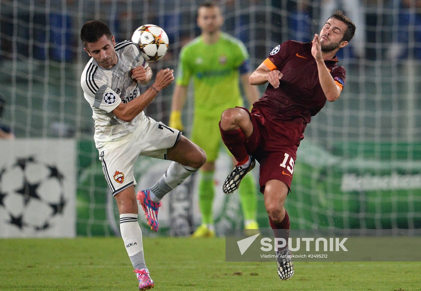 Football. UEFA Champions League. Roma vs. CSKA