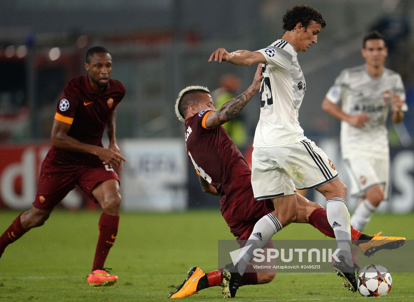 Football. UEFA Champions League. Roma vs. CSKA