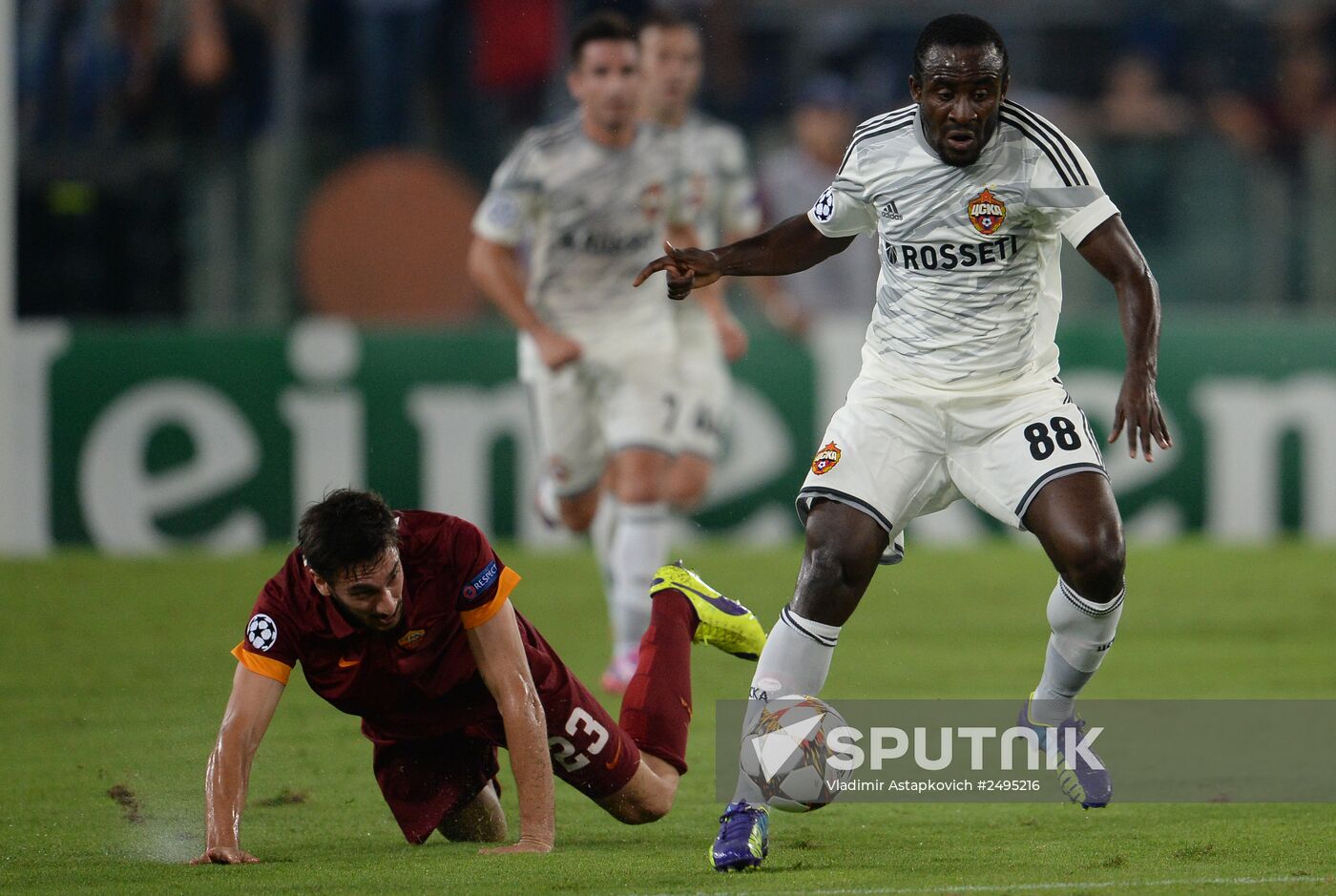 Football. UEFA Champions League. Roma vs. CSKA