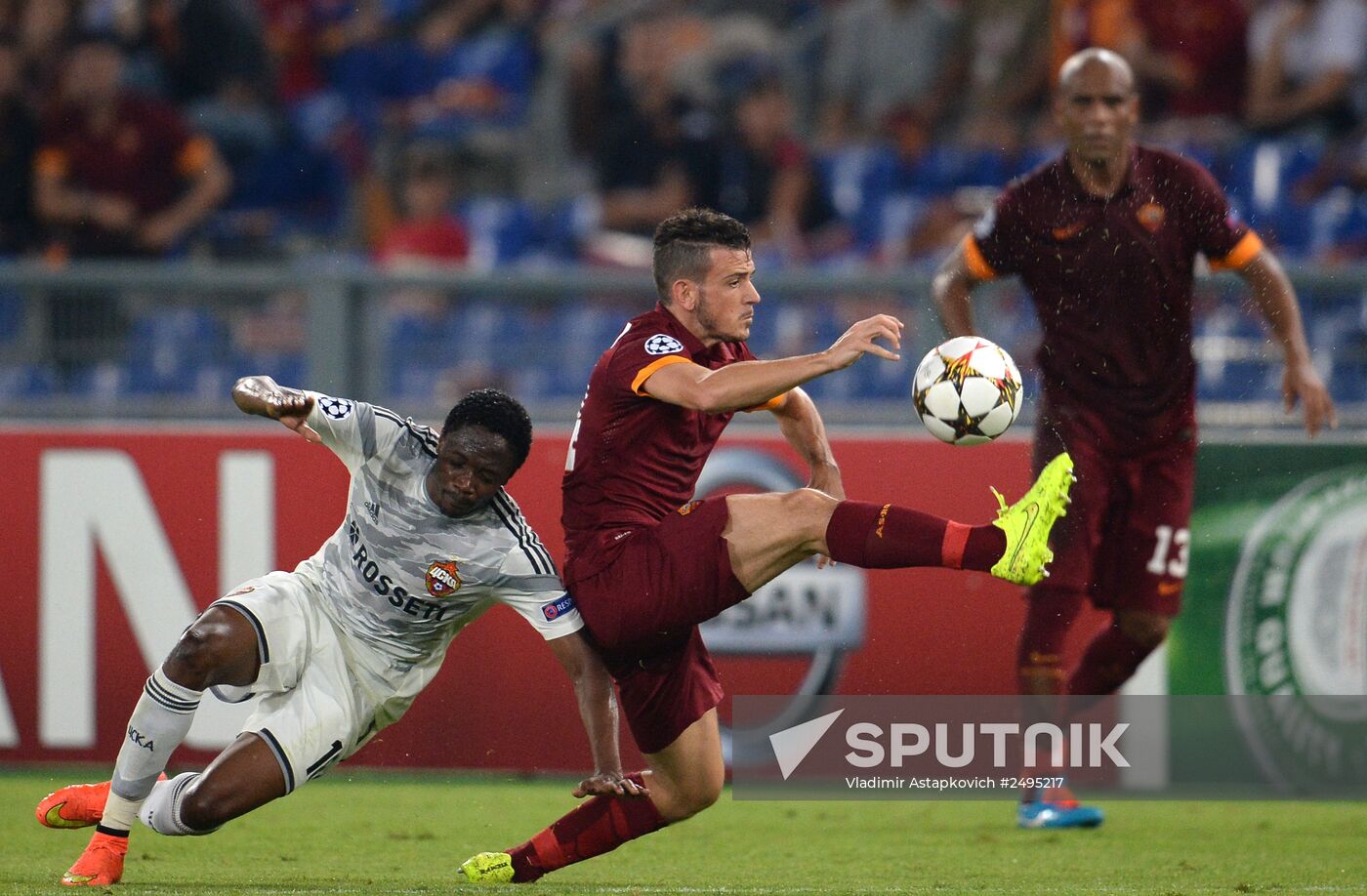 Football. UEFA Champions League. Roma vs. CSKA