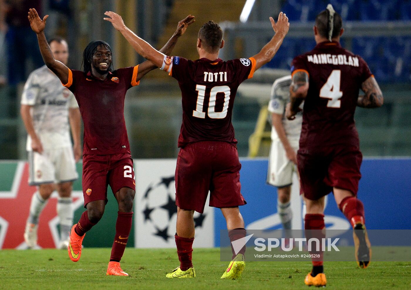 Football. UEFA Champions League. Roma vs. CSKA