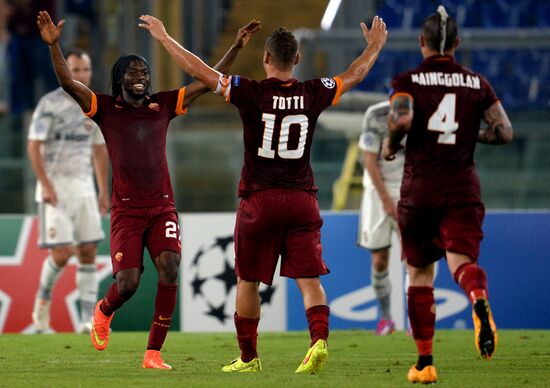 Football. UEFA Champions League. Roma vs. CSKA