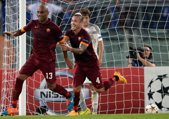 Football. UEFA Champions League. Roma vs. CSKA