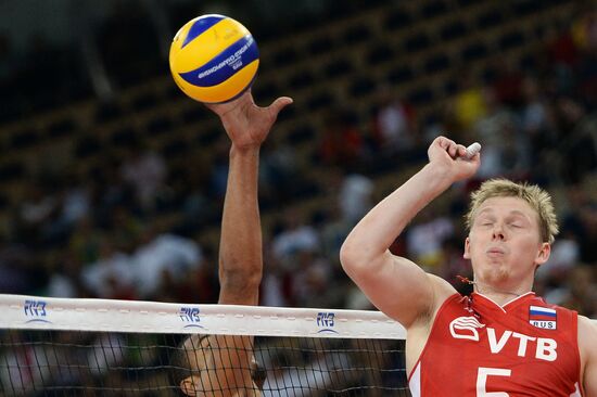 2014 FIVB Volleyball Men's World Championship. Brazil vs. Russia