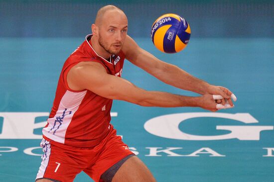 2014 FIVB Volleyball Men's World Championship. Brazil vs. Russia
