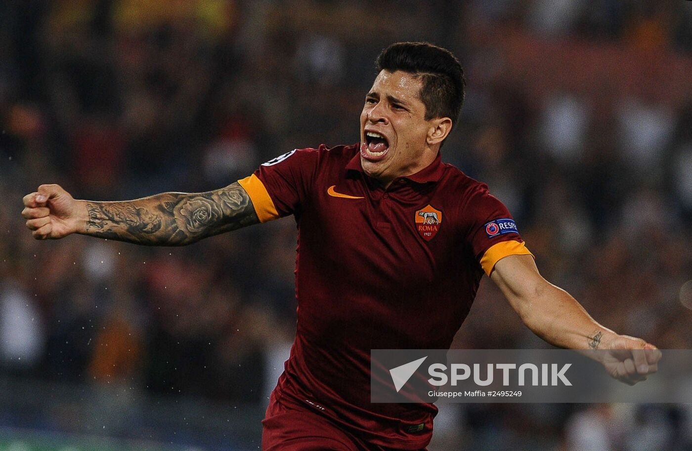 Football. UEFA Champions League. Roma vs. CSKA