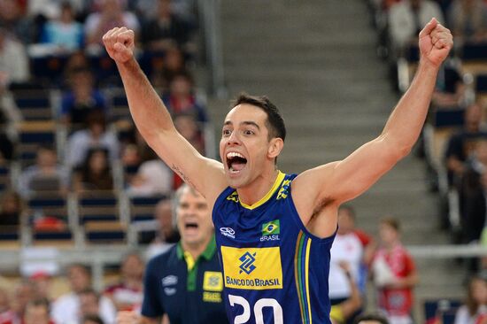 2014 FIVB Volleyball Men's World Championship. Brazil vs. Russia