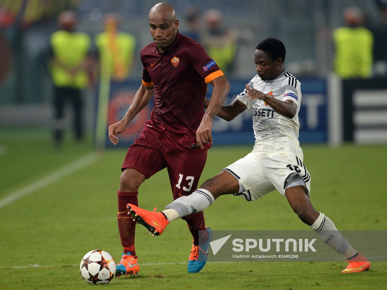 Football. UEFA Champions League. Roma vs. CSKA