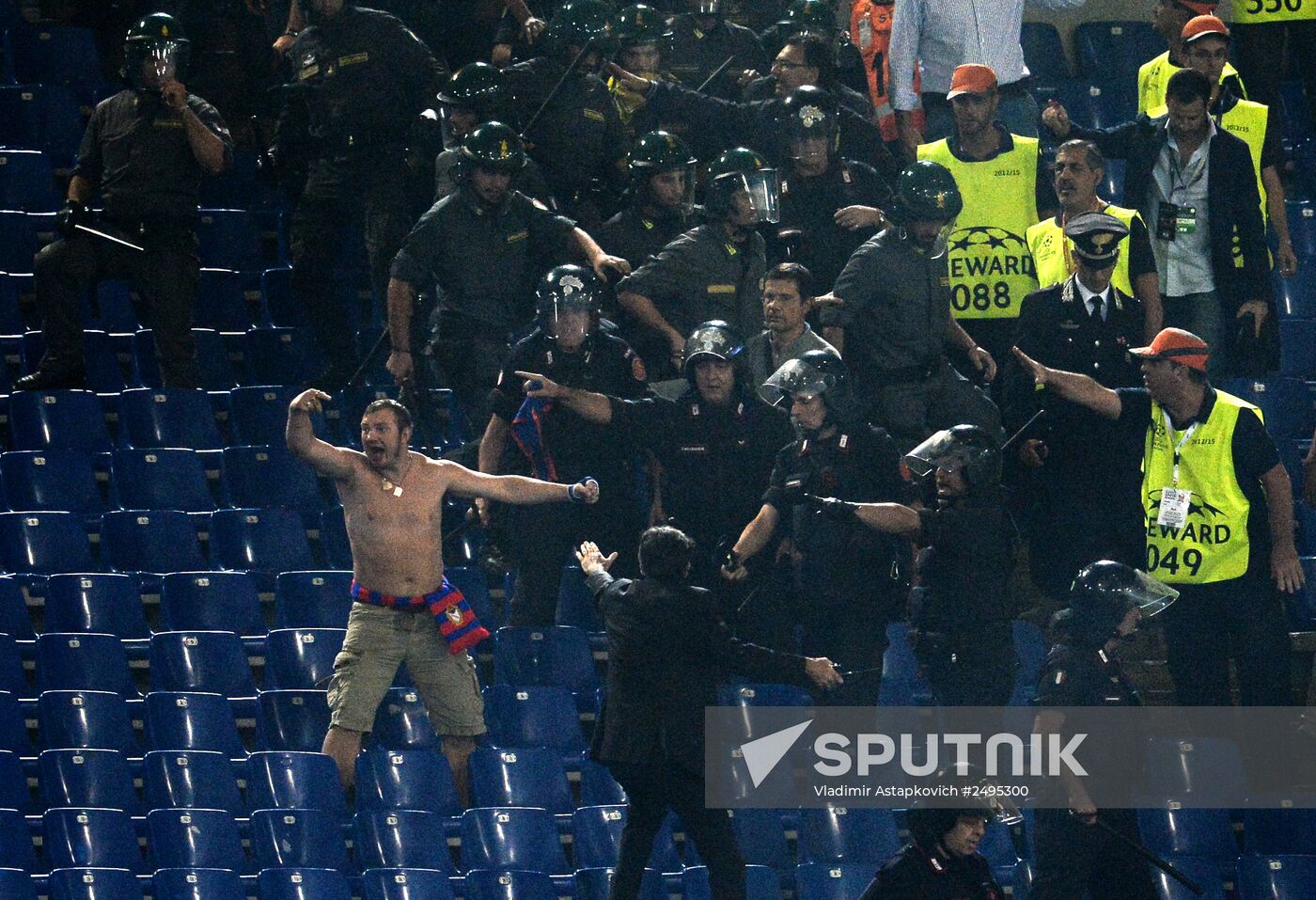 Football. UEFA Champions League. Roma vs. CSKA