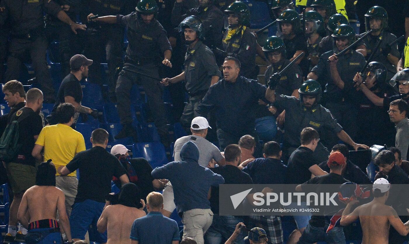 Football. UEFA Champions League. Roma vs. CSKA