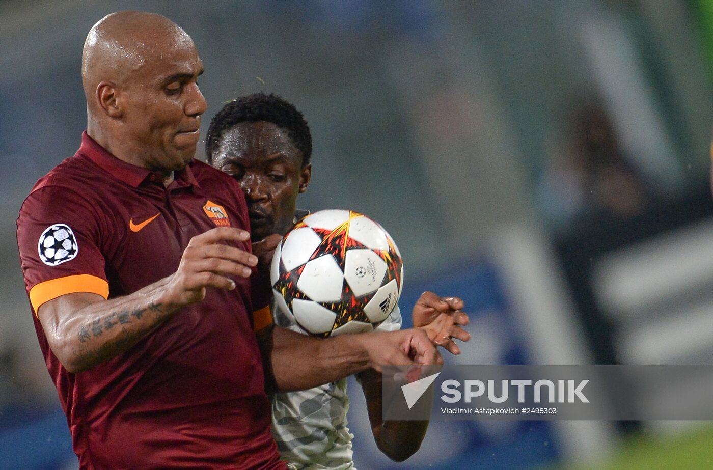 Football. UEFA Champions League. Roma vs. CSKA