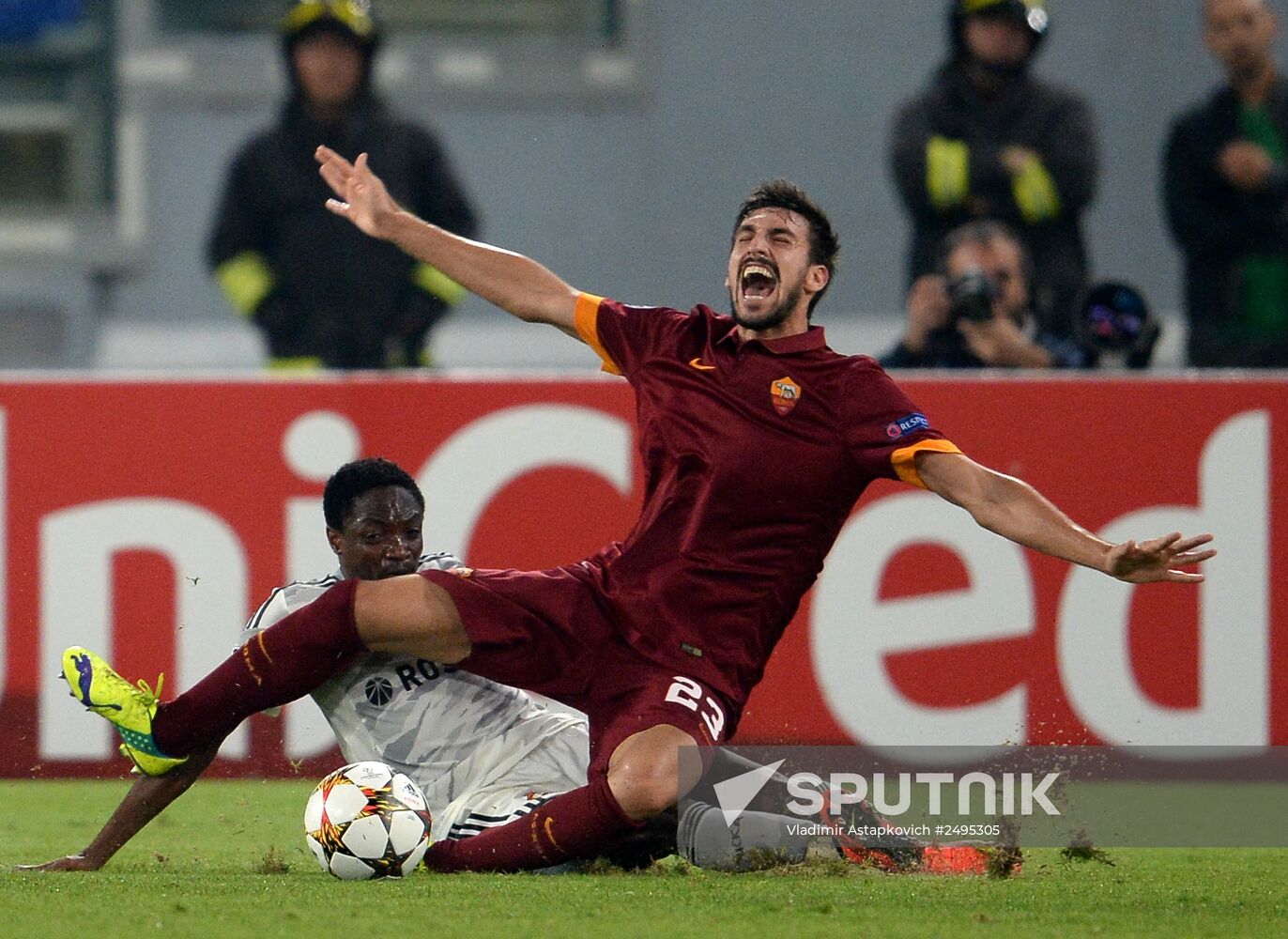 Football. UEFA Champions League. Roma vs. CSKA