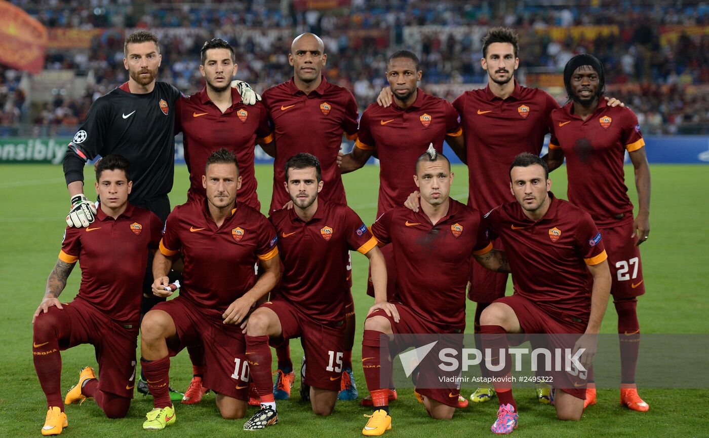 Football. UEFA Champions League. Roma vs. CSKA