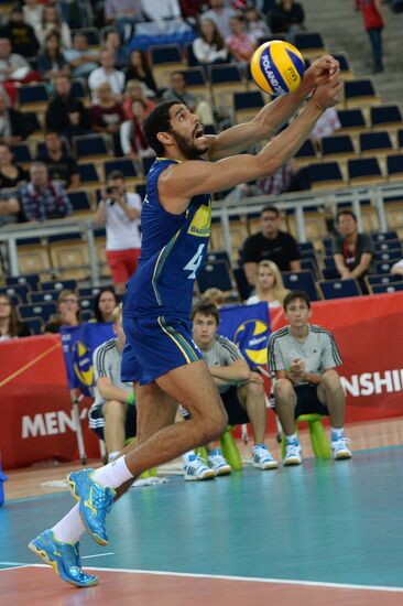 Volleyball. World Championship. Men. Brazil vs. Russia