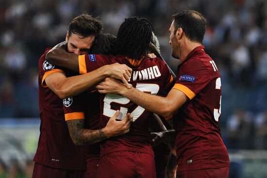 Football. UEFA Champions League. Roma vs. CSKA