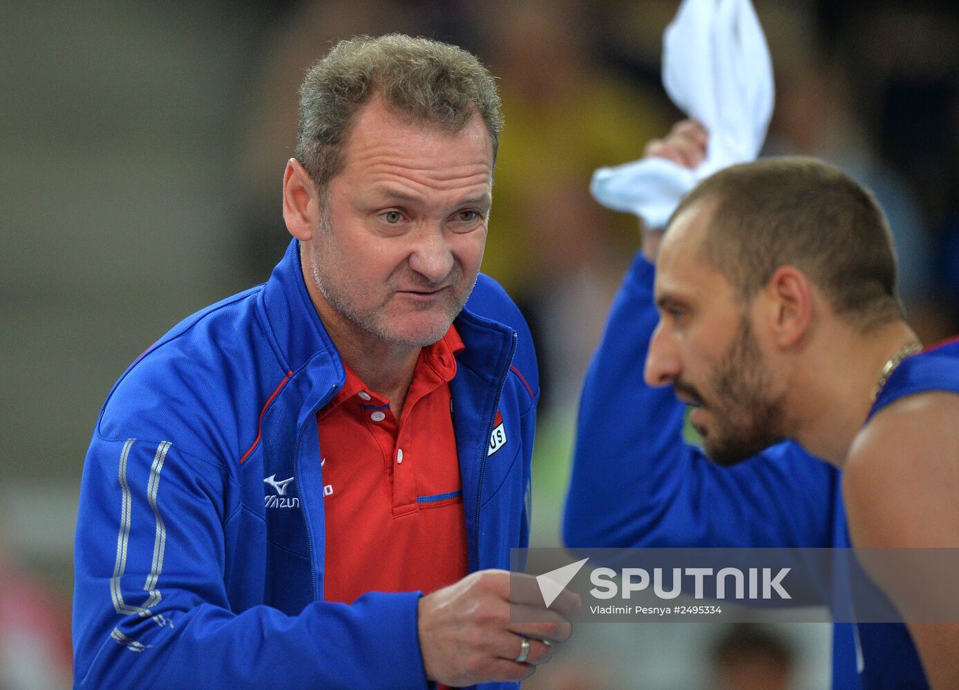 Volleyball. World Championship. Men. Brazil vs. Russia