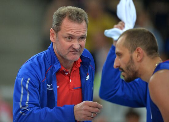 Volleyball. World Championship. Men. Brazil vs. Russia