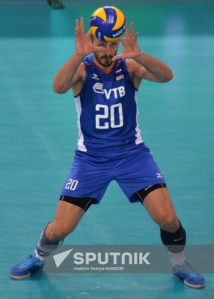 Volleyball. World Championship. Men. Brazil vs. Russia