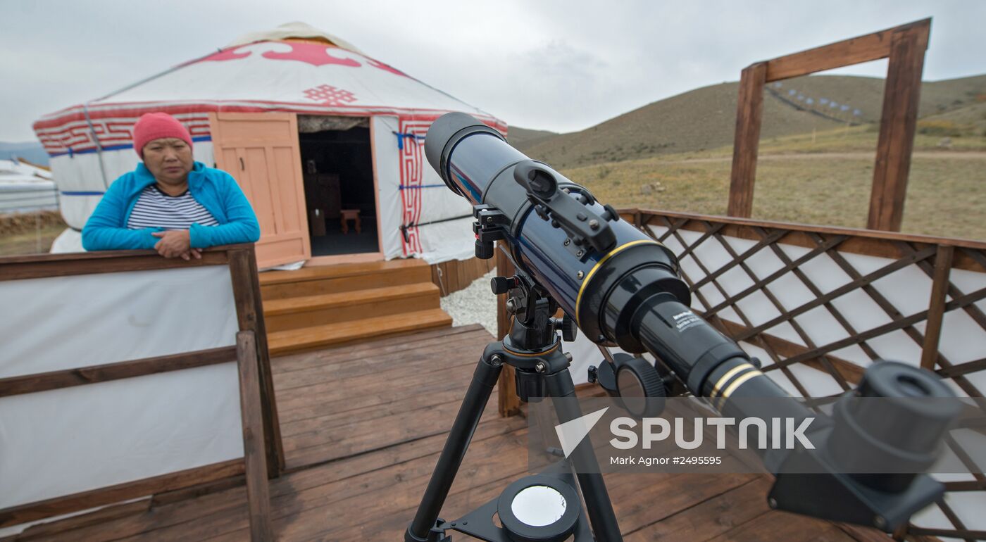 Nomadic astronomical tepee observatory uveiled in Buryatia