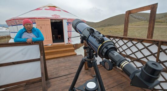 Nomadic astronomical tepee observatory uveiled in Buryatia