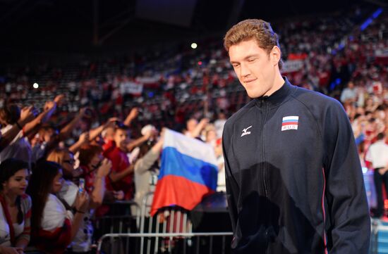 2014 FIVB Volleyball Men's World Championship. Poland vs. Russia