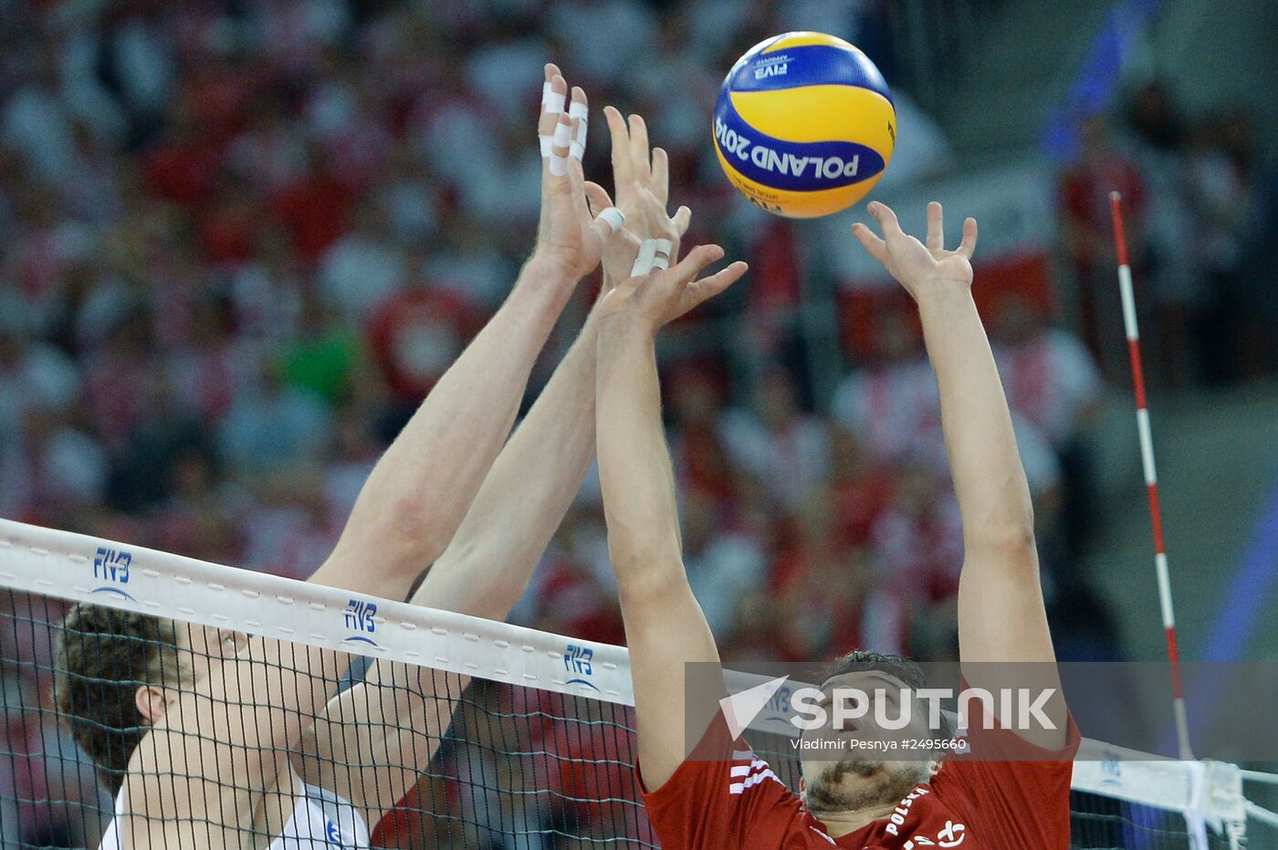 2014 FIVB Volleyball Men's World Championship. Poland vs. Russia