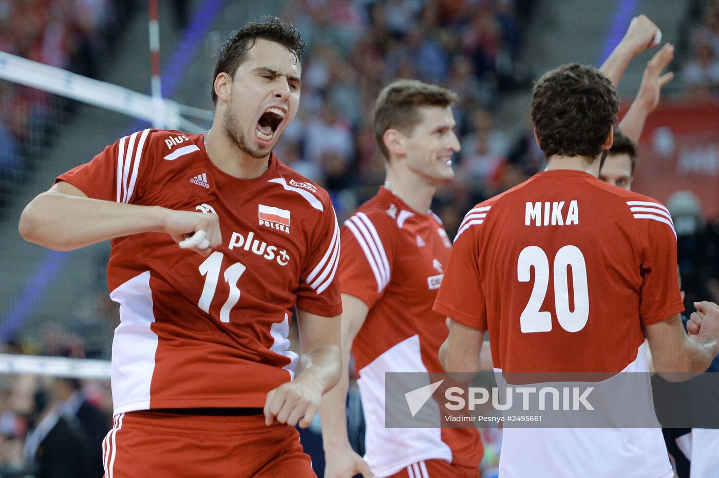 2014 FIVB Volleyball Men's World Championship. Poland vs. Russia