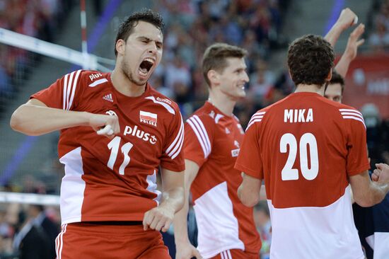 2014 FIVB Volleyball Men's World Championship. Poland vs. Russia