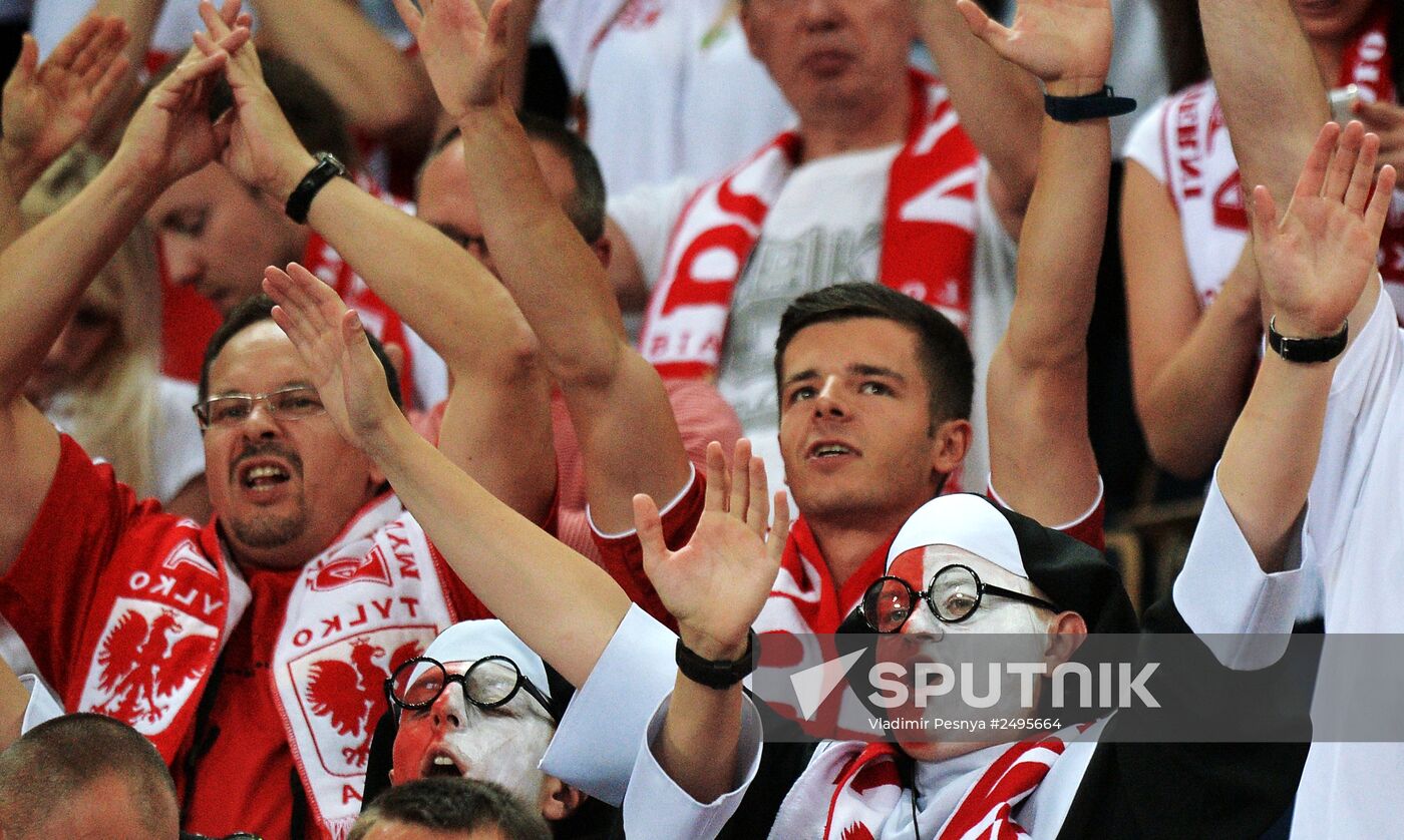2014 FIVB Volleyball Men's World Championship. Poland vs. Russia