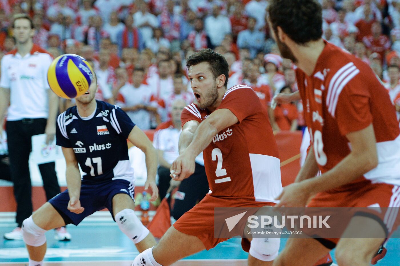 2014 FIVB Volleyball Men's World Championship. Poland vs. Russia
