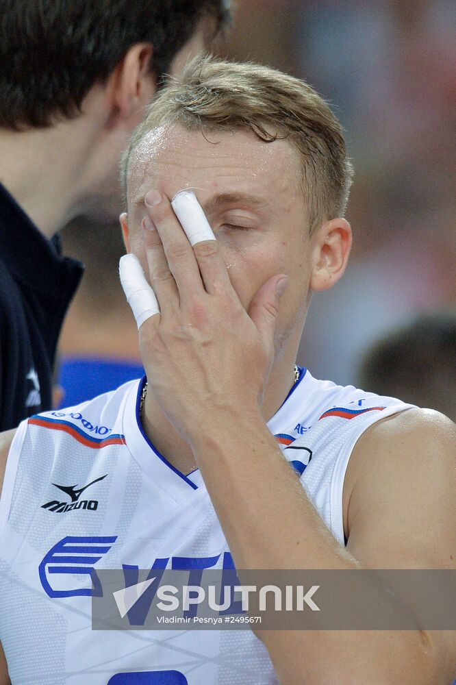 2014 FIVB Volleyball Men's World Championship. Poland vs. Russia
