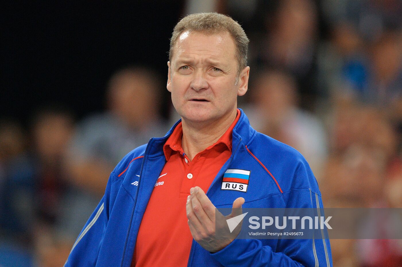 2014 FIVB Volleyball Men's World Championship. Poland vs. Russia