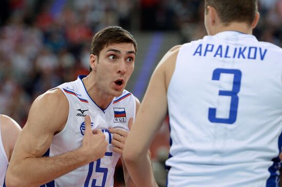 2014 FIVB Volleyball Men's World Championship. Poland vs. Russia