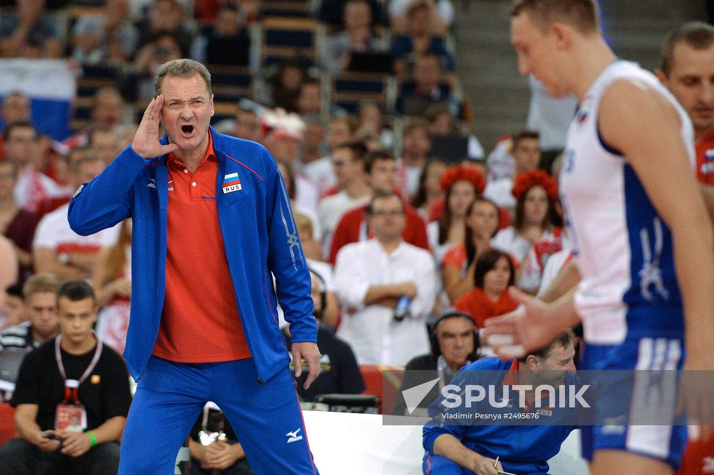 2014 FIVB Volleyball Men's World Championship. Poland vs. Russia