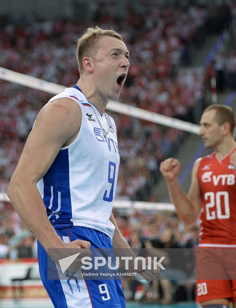 2014 FIVB Volleyball Men's World Championship. Poland vs. Russia