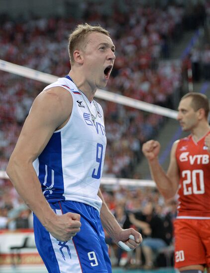 2014 FIVB Volleyball Men's World Championship. Poland vs. Russia