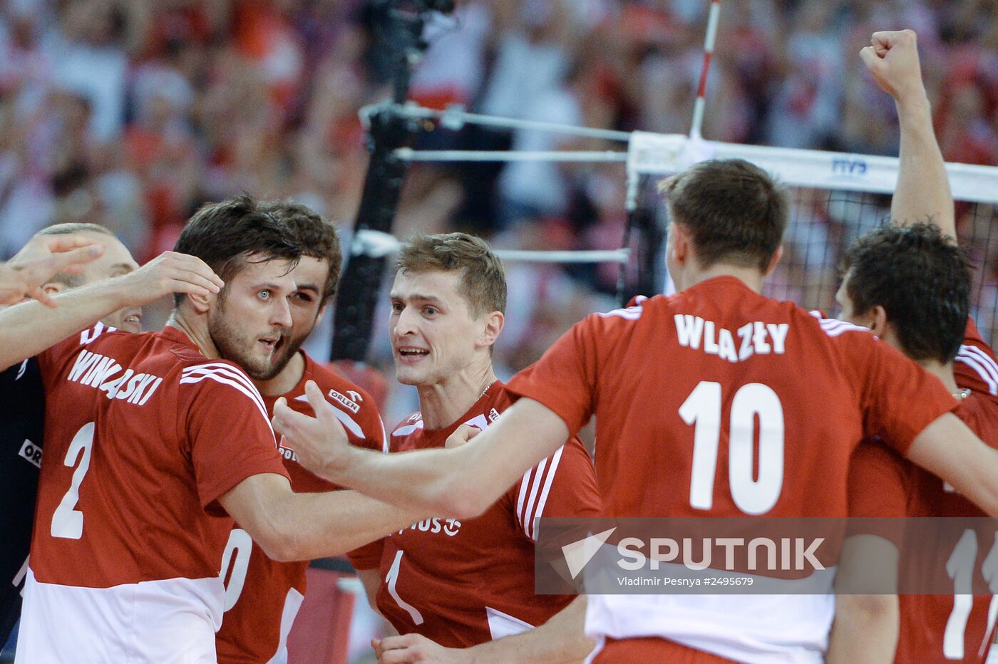2014 FIVB Volleyball Men's World Championship. Poland vs. Russia